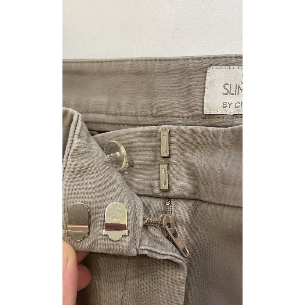 Chico's Pants 1.5 Medium So Slimming Brown Tan Khaki US 10 Casual Neutral - Picture 6 of 8